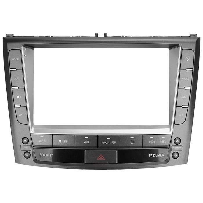 Комплект рамки с разъёмами 9" Lexus IS250 XE20 2005-2009 (B) цветной