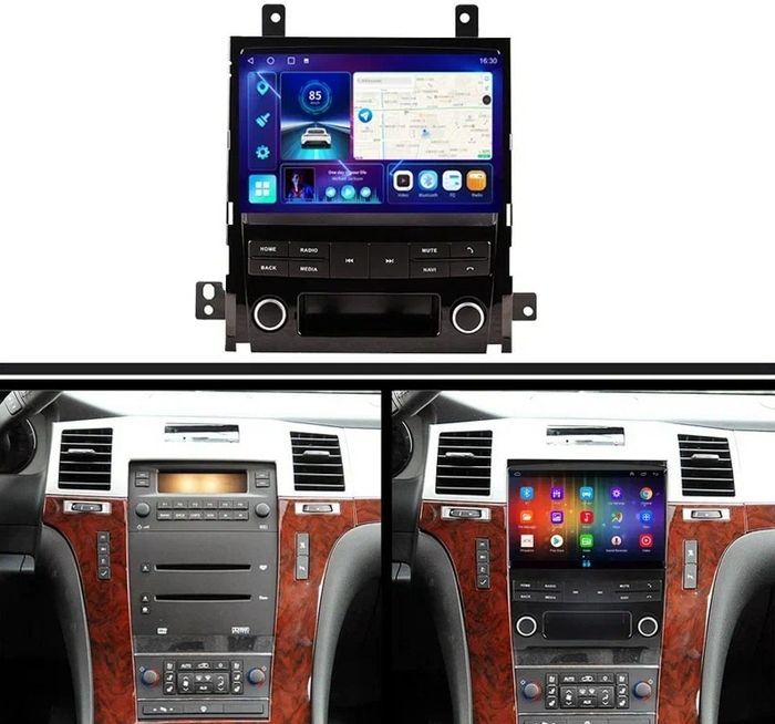 Магнитола для Cadillac Escalade 2006-2015 - Kuberg NH-C8402 Android 10, Быстрая, CarPlay, SIM-слот