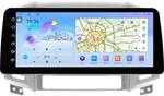 Магнитола для Hyundai Santa Fe 2 CM 2006-2012 (рамка серебро) - FarCar монитор 12.3" 2K QLED на Android 14, Быстрая, CarPlay, 4G SIM-слот