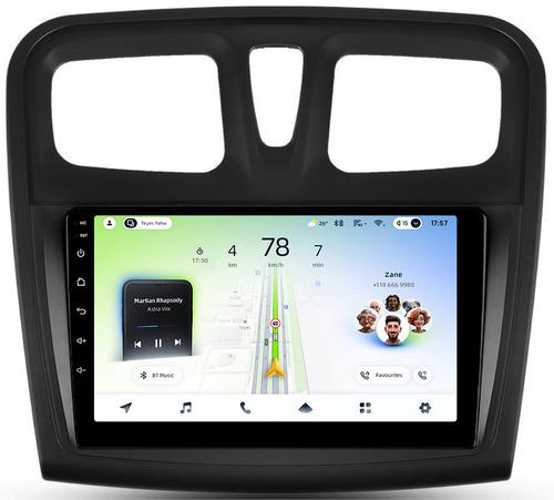 Магнитола для Renault Logan 2, Sandero 2 2014+ - Teyes CC4L монитор 9" IPS на Android 14, Быстрая, Snapdragon 662, CarPlay, 4G SIM-слот