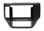 Комплект рамки с разъёмами 9" Nissan Patrol Y61 2004-2010 большая черный глянец