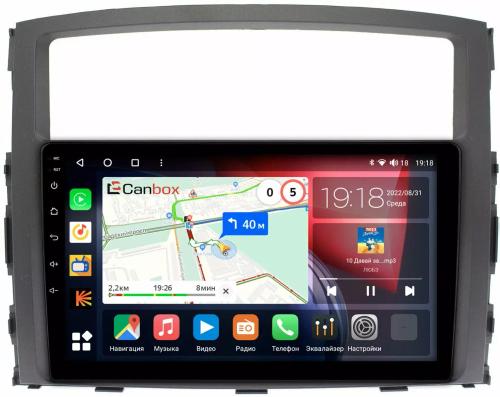 Магнитола для Mitsubishi Pajero 4 2006-2022 - Canbox 9069/9070 Qled, Android 10, ТОП процессор, SIM-слот