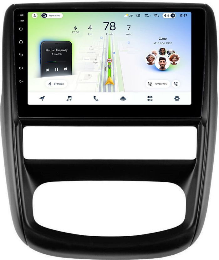 Магнитола для Nissan Terrano 2014-2022 (штатная КЗВ) - Teyes CC4L монитор 9" IPS, Android 14, Быстрая, Snapdragon 662, CarPlay, 4G SIM-слот