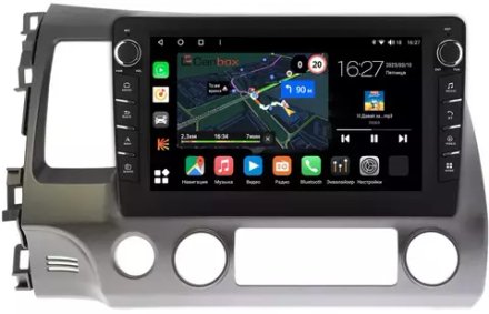 Магнитола для Honda Civic 8 4d 2005-2012 седан - Canbox 10-063 Android 10, ТОП процессор, CarPlay, 4G SIM-слот