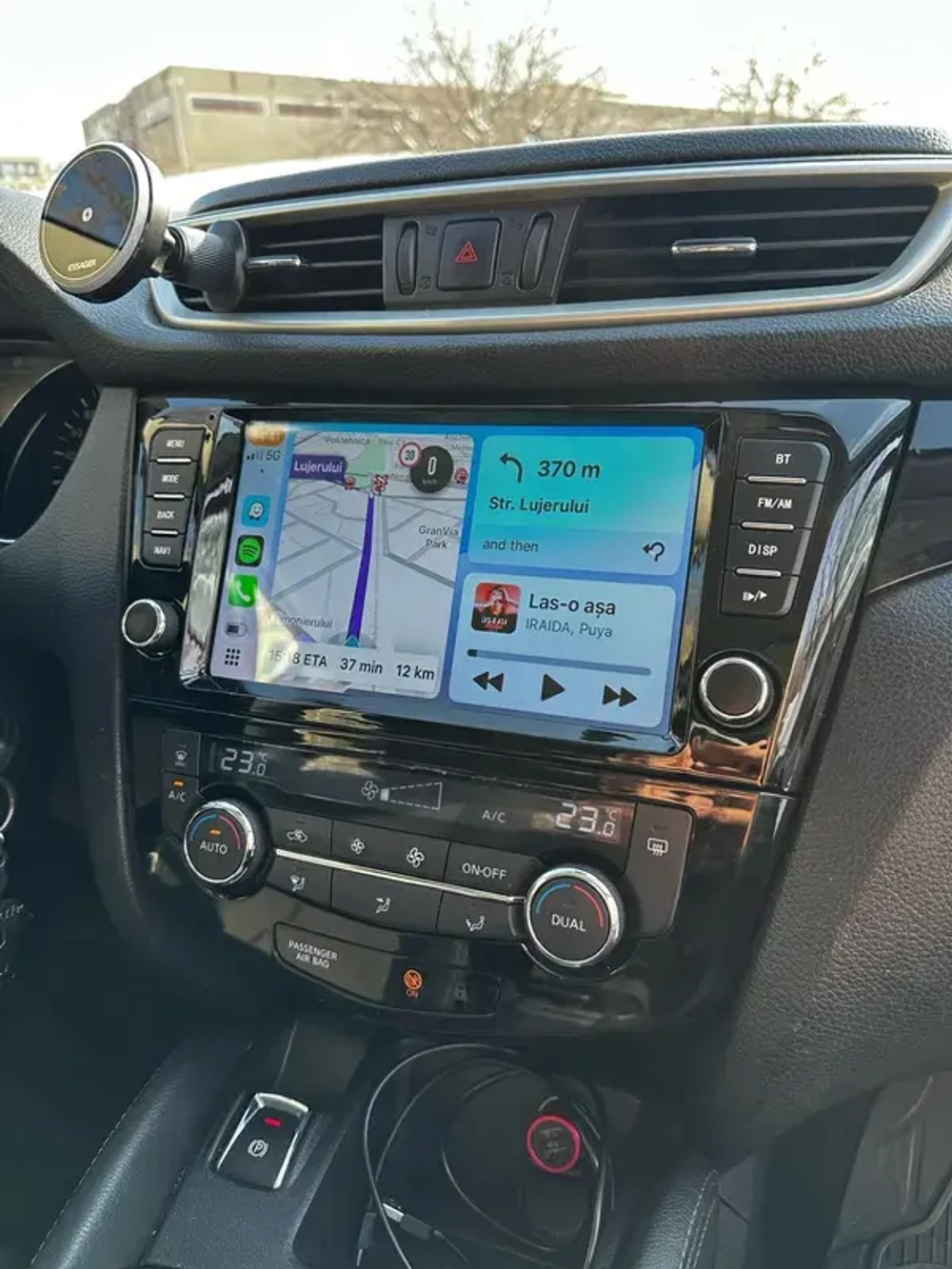 Магнитола для Nissan X-Trail T32, Qashqai J11 2014-2022 (без штатного 360, рамка тип 3) - FarCar BM9-7015F3 монитор 9.5" QLED на Android 14, TS10, 4+32Гб, CarPlay, 4G SIM-слот