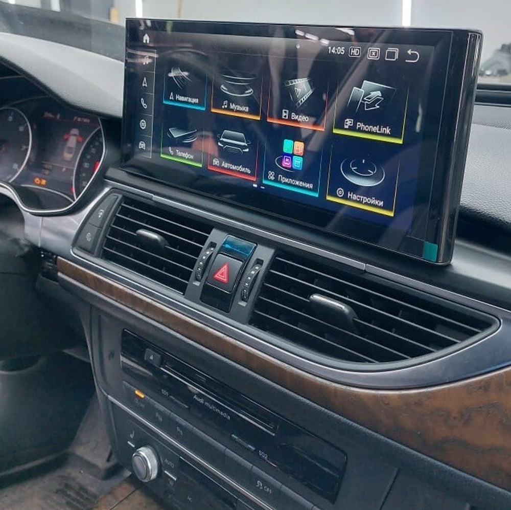 Магнитола для Audi A6/A7 2016-2018 (взамен 8") - RDL-8506-16 монитор 12.3" на Android 13, 8Гб+128Гб, CarPlay, 4G SIM-слот