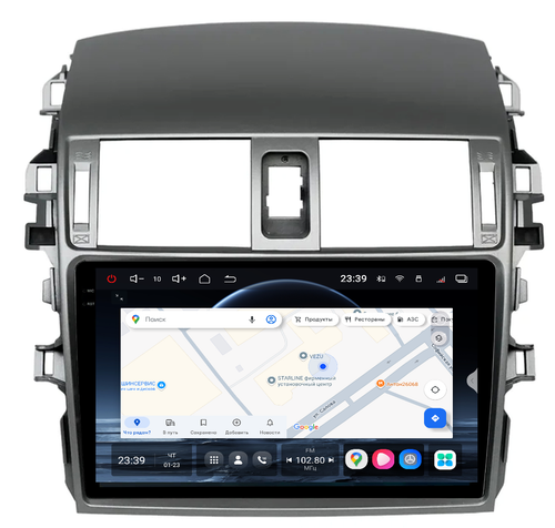 Магнитола для Toyota Corolla E150 2007-2012 (большая рамка) - Redpower 85063 PRO/PROmax ТОП звук, 2K QLED, Android 14, CarPlay, 4G SIM-слот