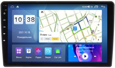 Магнитола для Ford Transit 6, C-Max, Kuga 1, Fusion и пр. - Parafar PF149LUX1UHD на Android 13, QLED, ТОП процессор, 8Гб+128Гб, CarPlay, 4G SIM-слот