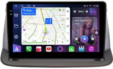 Магнитола для Honda Stepwgn 3 2005-2009 - FarCar BM9-9605 монитор 9.5" QLED на Android 14, TS10, 4+32Гб, CarPlay, 4G SIM-слот
