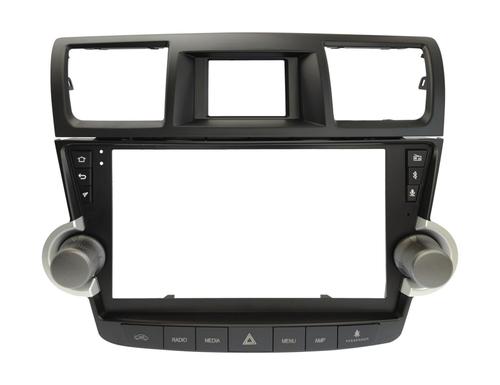 Комплект рамки с разъёмами 10" +can Toyota Highlander U40 2010-013(крутилки кнопки)