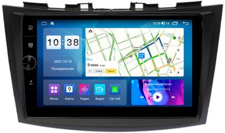 Магнитола для Suzuki Swift 2011-2015 - Parafar PF054FHDAV на Android 13, 8-ядер, 2Гб+32Гб, CarPlay, 4G SIM-слот