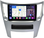 Магнитола для Subaru Legacy 5, Outback 4 2009-2014 (правый руль) - FarCar BM9-7184RS монитор 9.5" QLED на Android 14, TS10, 4+32Гб, CarPlay, 4G SIM-слот