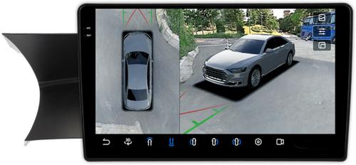 Магнитола для Mercedes-Benz C-класс W204 2011-2014 NTG 4.5/4.7 - FarCar BX9-360-9622 монитор 9.5" 2K QLED на Android 13, 6Гб+128Гб, CarPlay, 4G SIM-слот, 4 камеры в комплекте