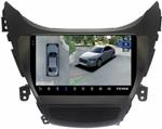 Магнитола для Hyundai Elantra 5 MD 2011-2013 - Teyes CC3-2K-360 на Android 10, Быстрая, 2K QLED, CarPlay, 4G SIM-слот, 4 камеры в комплекте
