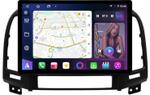 Магнитола для Hyundai Santa Fe 2 CM 2006-2012 (рамка черная) - FarCar BX877 монитор 13" 2K QLED на Android 13, Быстрая, CarPlay, 4G SIM-слот