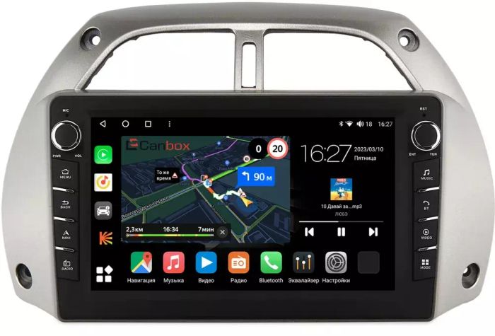 Магнитола для Toyota RAV4 2000-2003 - Canbox 9-262 Android 10, ТОП процессор, CarPlay, 4G SIM-слот