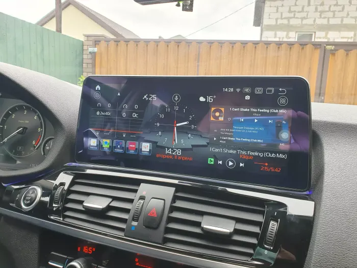 Магнитола для BMW X3 (F25) 2011-2014 CIC - Kuberg MKD монитор 12.3" в стиле BMW на Android 11, CarPlay, 4G SIM-слот