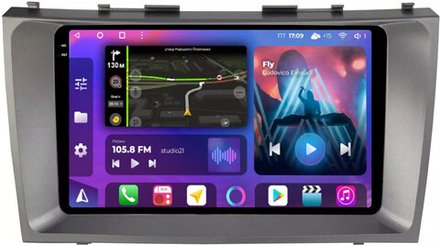 Магнитола для Toyota Camry 40 2006-2011 - FarCar BM1171M-2K монитор 9.5" 2K QLED на Android 14, TS10, 4+32Гб, CarPlay, 4G SIM-слот