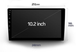 Магнитола для без рамки (экран 10") - AK516R10-MTK-LTE Android 10, 8-ядер, 4-64Гб, 4G SIM-слот