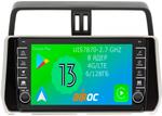 Магнитола для Toyota Land Cruiser Prado 150 2017-2023 - Airoc AB-1126 (кнопки и крутилки), Android 13, Быстрая, SIM-слот, CarPlay