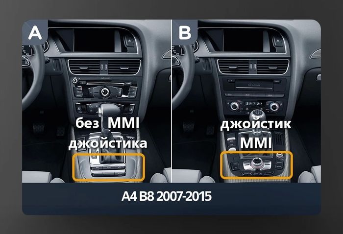 Магнитола для Audi A4 B8 2007-2015 без джойстика MMI - FarCar DX10-9636A монитор 10.36" IPS на Android 13, 4+64Гб, CarPlay