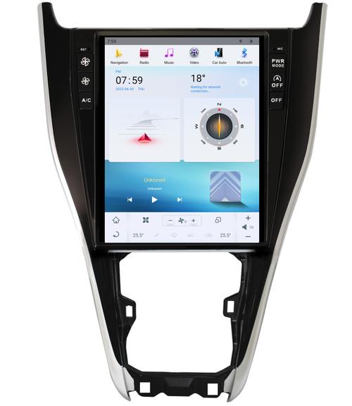 Магнитола для Toyota Harrier XU60 2013-2020 (поддержка JBL и 360, тест) - Kuberg ZF-1255-Q6 вертикальный экран 12.4" в стиле "Тесла" на Android 11, 8/128Гб, CarPlay, 4G SIM-слот