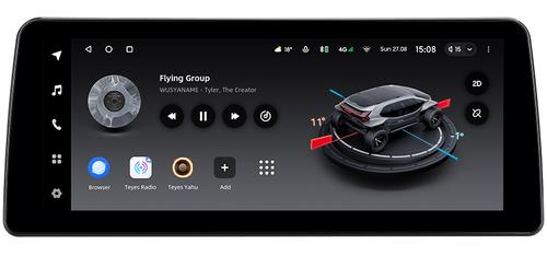 Магнитола для BMW 3-серия E90 2005-2012 (врезка наверх) - Teyes LUX ONE монитор 12.3" на Android 10, 6/128ГБ, CarPlay, 4G SIM-слот, джойстик iDrive в комплекте