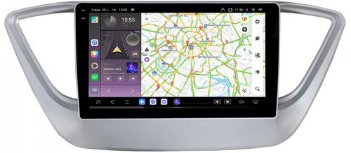 Магнитола для Hyundai Solaris 2 2017-2022, Solaris HS 2024+ - Kuberg OL-9710 QLed+2K, Android 13, TS20, CarPlay, 4G SIM-слот