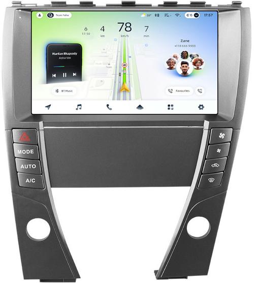 Магнитола для Lexus ES350 XV40 2009-2012 (ШГУ цветной, проводка C) - Teyes CC4L монитор 9" IPS на Android 14, Snapdragon 662, CarPlay, 4G SIM-слот