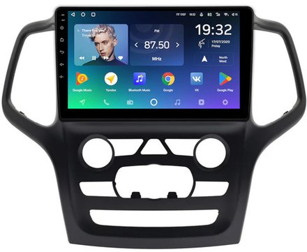 Магнитола для Jeep Grand Cherokee WK2 2013-2021 (взамен 5" экрана) - Teyes CC2 PLUS Android 10, ТОП процессор, 4-64, SIM-слот