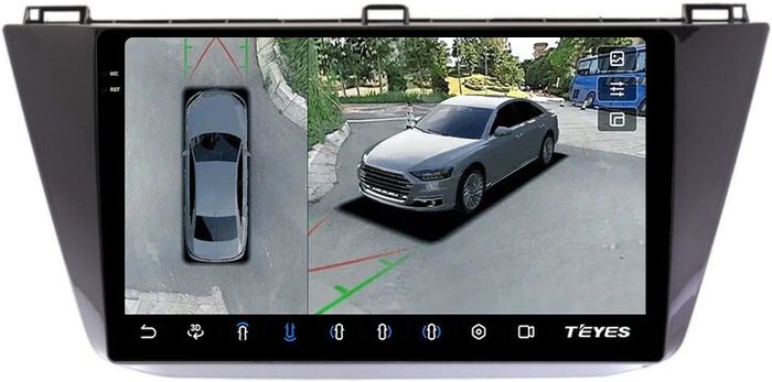Магнитола для Volkswagen Tiguan 2 2017+ - Teyes CC3-2K-360 на Android 10, 2K QLED, 6Гб+128Гб, CarPlay, 4G SIM-слот, 4 камеры в комплекте
