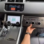 Сенсорная панель климата Range Rover Sport 2013-2017 - LCD/ЖК экран 10" с отверстием под CD