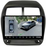 Магнитола для Mitsubishi ASX 2017+ - Teyes CC3-2K-360 монитор 10.36" 2K QLED на Android 10, Быстрая, CarPlay, 4G SIM-слот, 4 камеры в комплекте