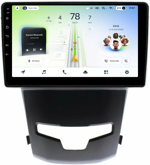 Магнитола для SsangYong Actyon 2 2013-2021 - Teyes CC4L монитор 9" IPS на Android 14, Snapdragon 662, CarPlay, 4G SIM-слот