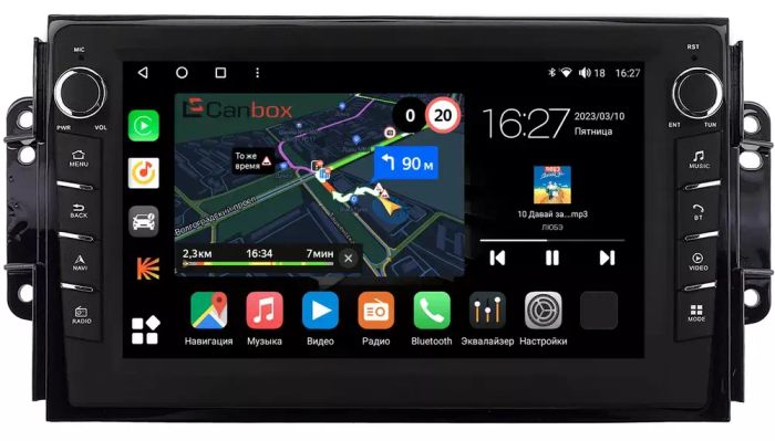 Магнитола для Chery Tiggo 3 2017-2020 - Canbox 9075 Android 10, Быстрая, CarPlay, 4G SIM-слот