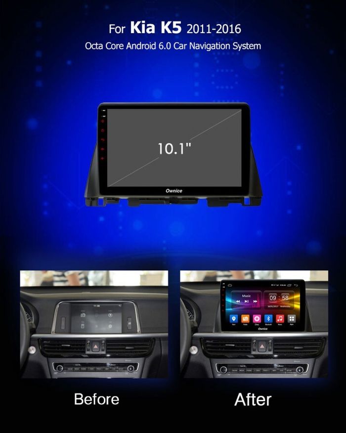 Магнитола для KIA Optima 2016-2020 (для любых комплектаций) - Kuberg OL-1739 IPS, Android 10, 8 ядер (TS18), 4G SIM-слот