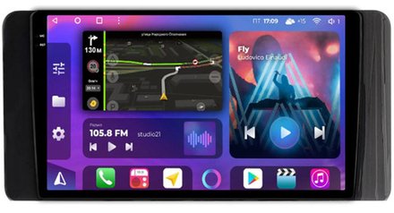 Магнитола для Volkswagen Polo 6, Skoda Rapid 2 2020+ - FarCar BM3017M-2K монитор 10.36" 2K QLED на Android 14, TS10, 4+32Гб, CarPlay, 4G SIM-слот