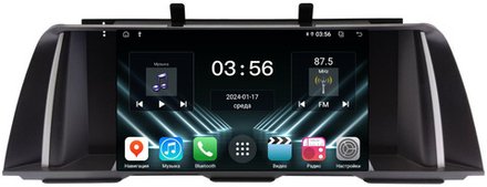 Магнитола для BMW 5-серия F10 2013-2017 NBT - FarCar DX9-9640NBT монитор 9.5" IPS на Android 13, 4+64Гб, CarPlay