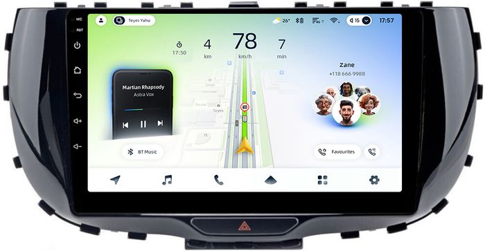 Магнитола для KIA Soul 3 2019+ - Teyes CC4L монитор 9" IPS на Android 14, Snapdragon 662, CarPlay, 4G SIM-слот