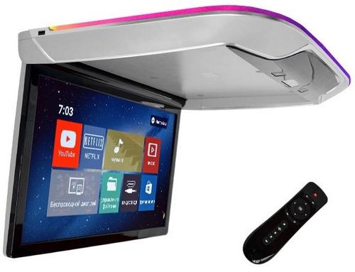 Монитор потолочный - ERGO ER22AND с экраном 22” (1920х1080 FullHD, Android,Смарт ТВ, ) серый