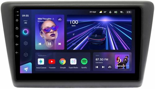 Магнитола для Skoda Rapid 1 2012-2020 (рамка тип 2) - Teyes CC3 на Android 10, QLED, ТОП процессор, 4Гб+32Гб, CarPlay, 4G SIM-слот
