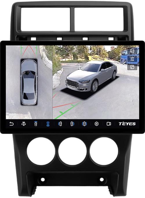 Магнитола для Lada Priora 2013-2018 (рамка тип 3) - Teyes CC3-2K-360 монитор 13" 2K QLED на Android 10, Быстрая, CarPlay, 4G SIM-слот, 4 камеры в комплекте