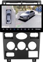 Магнитола для Ford Mondeo 3 2000-2006 (кондиционер) - Teyes CC3-2K-360 монитор 13" 2K QLED на Android 10, Быстрая, CarPlay, 4G SIM-слот, 4 камеры в комплекте
