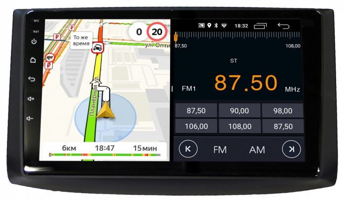 Магнитола для Chevrolet Nexia 2020+, Aveo, Epica, Captiva 2005-2011, Ravon Nexia R3 - Parafar PF020FHD на Android 13, CarPlay, 4G SIM-слот
