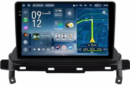 Магнитола для Mitsubishi Eclipse Cross (взамен ШГУ-планшета) - Teyes CC4-PRO монитор 9.5" 2K QLED на Android 13, Snapdragon 778G, ИИ, CarPlay, DSP, 4G SIM-слот