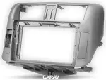 Магнитола для Toyota Land Cruiser Prado 150 2009-2013 (рамка серебро) - FarCar BX877 монитор 13" 2K QLED на Android 13, TS10, 6+128, CarPlay, 4G SIM-слот