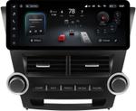 Магнитола для Toyota Highlander 2 XU40 2007-2013 (поддержка JBL) - Teyes CC4PRO монитор 12.3" 2K QLED + рамка LUX, Android 13, Быстрейшая, Snapdragon 778G, ИИ, CarPlay, DSP, 4G SIM-слот