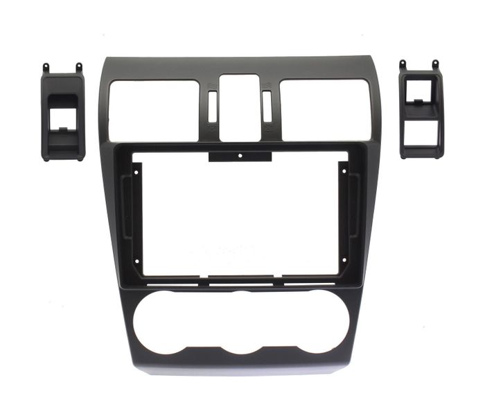 Комплект рамки с разъёмами 9"+can Subaru Forester 2013-2015, Impreza, XV 2012-2015 (B) воздуховоды без окантовок, цветной экран