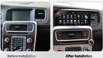 Магнитола для Volvo S60/V60 2015-2018 (вместо 7" экрана, поддержка штатного меню) - Kuberg JT-8002 экран 8.8", Android 10, ТОП процессор, 4Гб-64Гб