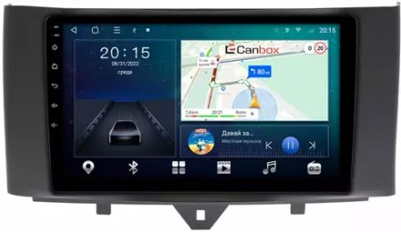 Магнитола для Smart ForTwo/ForFour 2012-2015 - CanBox 9251 Android 10, 8-ядер, SIM-слот